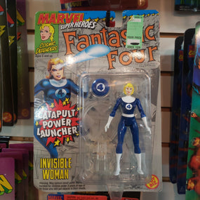 Marvel Super Heroes ToyBiz Fantastic Four Invisible Woman Catapult Power Launcher Action Figure