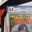 Iron Man #128 Demon in a Bottle CGC 5.5 White Pages R 15302