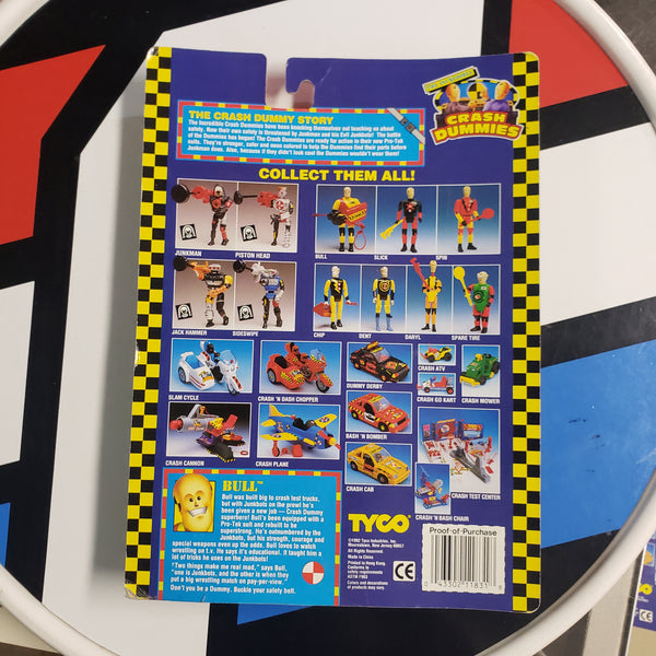 クラッシュダミー ブル スラムサイクル CRASH DUMMIES BULL Tyco Crash dummies Bull, Bulls truck and junk bots review