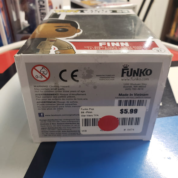 Funko Pop 59 Star Wars Finn R5474