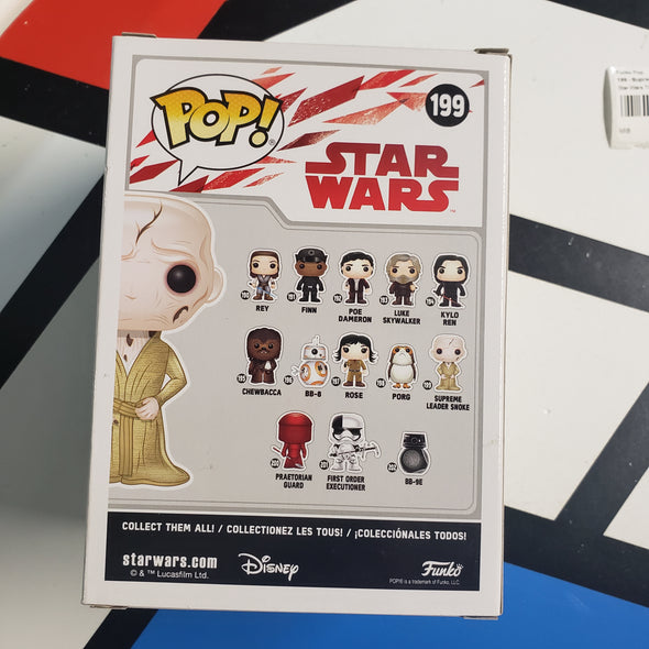Funko Pop 199 Star Wars Supreme Leader Snoke R16382