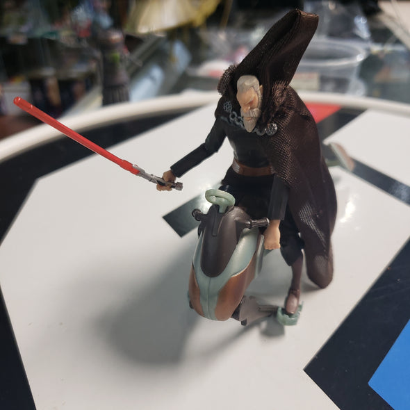 Star Wars Clone Wars Count Dooku W/Speeder R16696