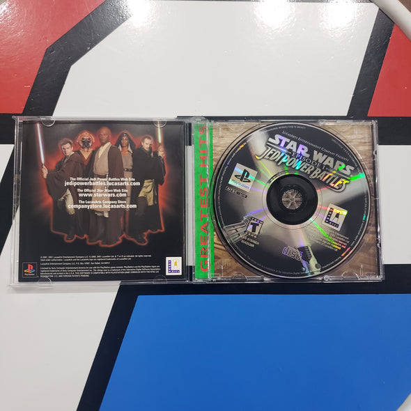 PlayStation PS1 Star Wars Jedi Power Battles Episode 1 Greatest Hits R4370