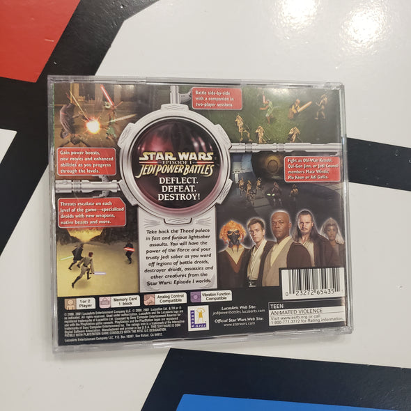 PlayStation PS1 Star Wars Jedi Power Battles Episode 1 Greatest Hits R4370