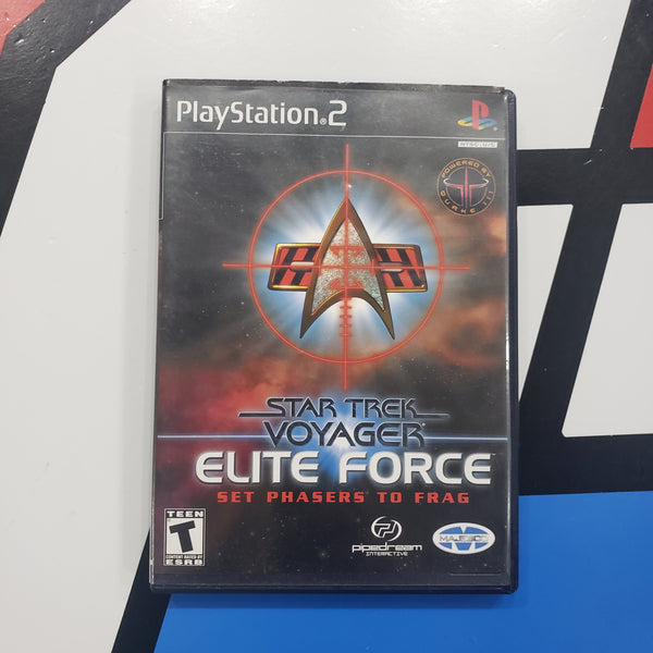 PlayStation PS2 Star Trek Voyager Elite Force Set Phasers To Frag