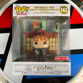 Funko Pop 142 Harry Potter Ron Weasley w/ Quality Quidditch Supplies Vinyl Figure Target Exclusive R 16284