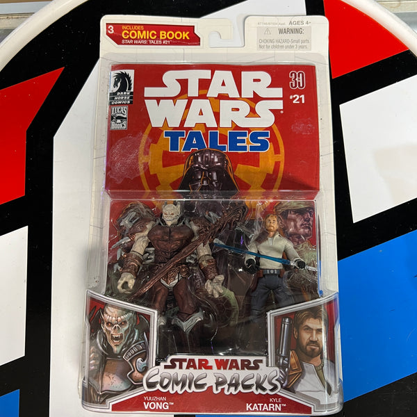 Hasbro Star Wars 30th Dark Horse Comic Pack Yuuzahn Vong & Kyle