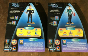 Lot of 2 Playmates Star Trek Voyager Neelix Deep Space 9 Jadzia Dax Spencer Gifts Exclusive Action Figures
