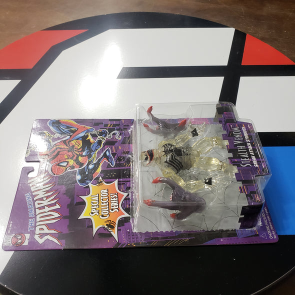 ToyBiz Marvel Comics Amazing Spider-Man Stealth Venom Clear Special Collector Series Action Figure