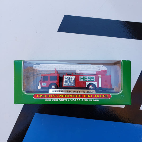 1999 hess miniature fire truck worth online