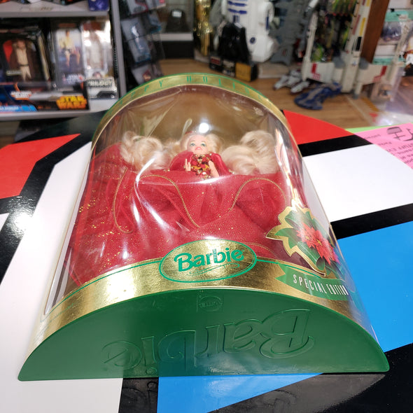 Happy Holidays 1993 Holiday Barbie Special Edition Mattel Fashion Doll Blonde