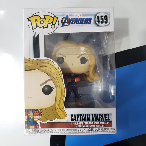 Funko Pop 459 Marvel Avengers Endgame Captain Marvel Bobble-Head Figure