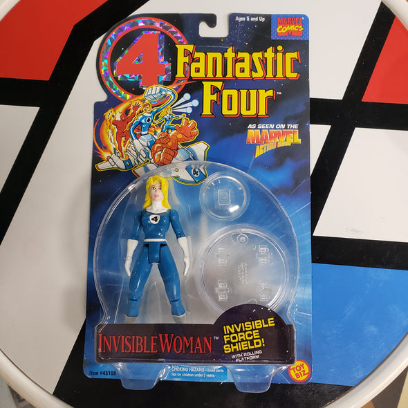 Marvel ToyBiz Fantastic Four Invisible Woman Invisible Force Shield Action Figure