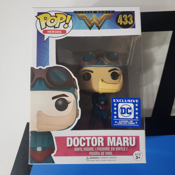 Funko Pop 433 Wonder Woman Doctor Maru DC Legion of Collectors Exclusive Vinyl Bobble-Head Figure