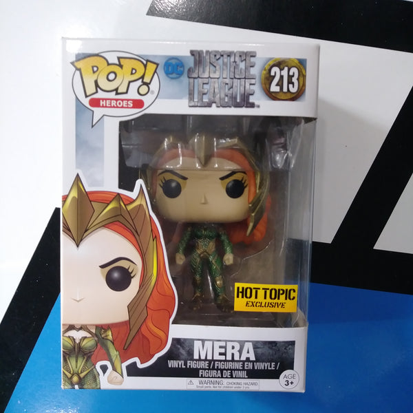 Funko Pop 213 DC Aquaman Justice League Mera Hot Topic Exclusive