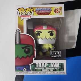 Funko Pop Television Masters of the Universe 487 Trap Jaw FYE He-Man Exclusive Vinyl Figure