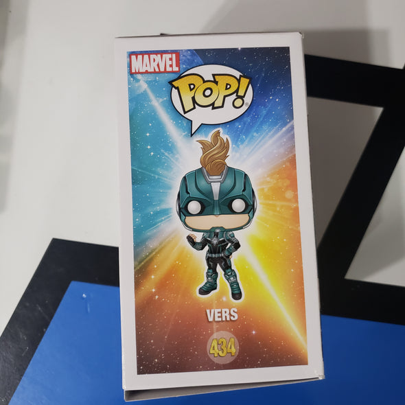 Funko Pop Captain Marvel Vers 434 GameStop Exclusive Vinyl Figure