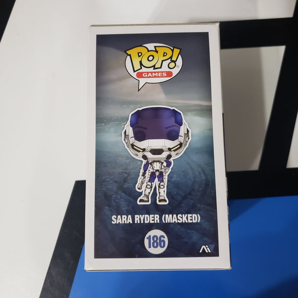 Funko Pop Games Mass Effect Andromeda 186 Sara Ryder Masked GameStop Exclusive Vinyl Figure