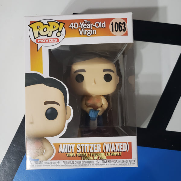 Funko Pop Movies 40 Year Old Virgin Andy Stitzer Waxed 1063 Vinyl