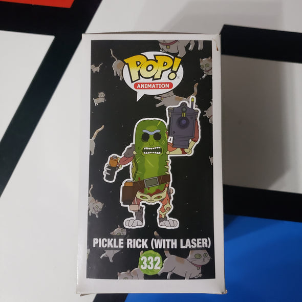 Funko Pop Animation Rick and Morty Pickle Rick with Laser 332 Vinyl Figure