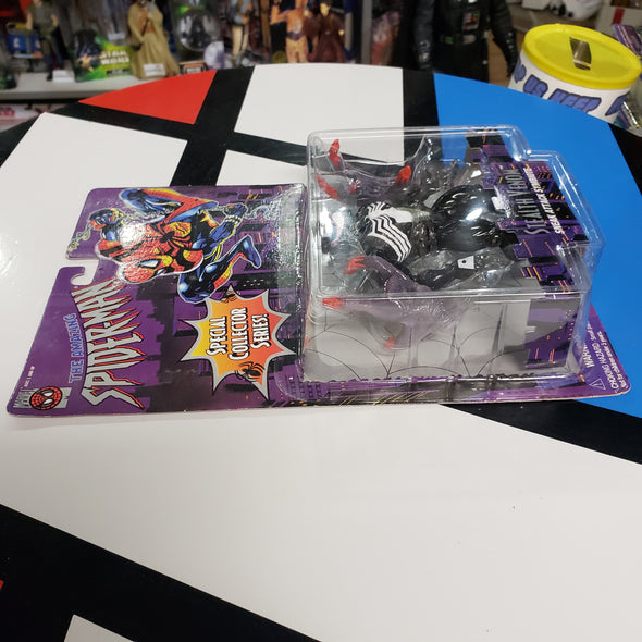 ToyBiz Marvel Comics Amazing Spider-Man Stealth Venom Black Suit Special Collector Series Action Figure