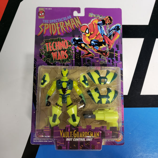 ToyBiz Marvel Comics Spectacular Spider-Man Techno Wars Vault