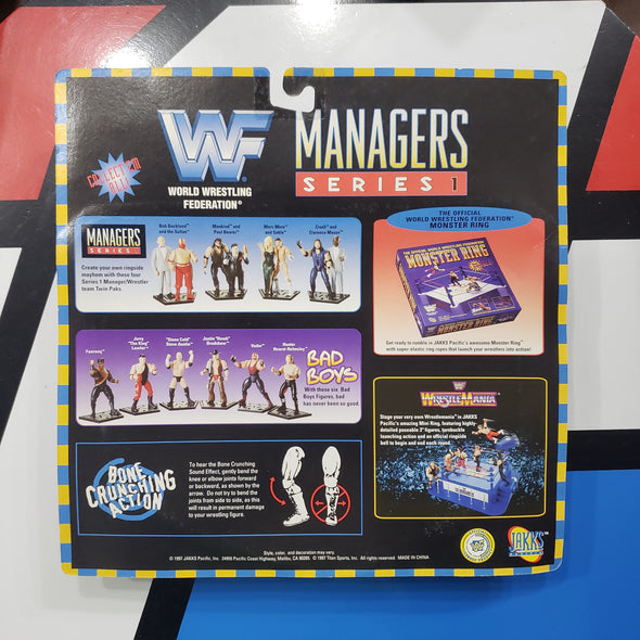 WWF Jakks Managers Series 1 Clarence Mason & Crush R18052