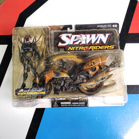 Spawn Nitro Riders After Burner Motorcycle McFarlane Toys Action Figure