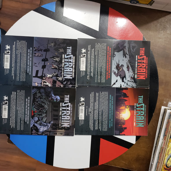 The Strain Volume 1 2 3 4 The Fall Lot of 4 Trade Paperback Graphic Novel Dark Horse TPB
