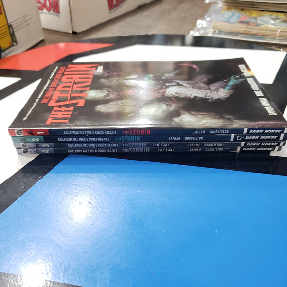 The Strain Volume 1 2 3 4 The Fall Lot of 4 Trade Paperback Graphic Novel Dark Horse TPB