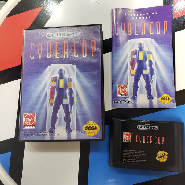 Sega Genesis Cyber Cop R 14667 – Farpoint Toys