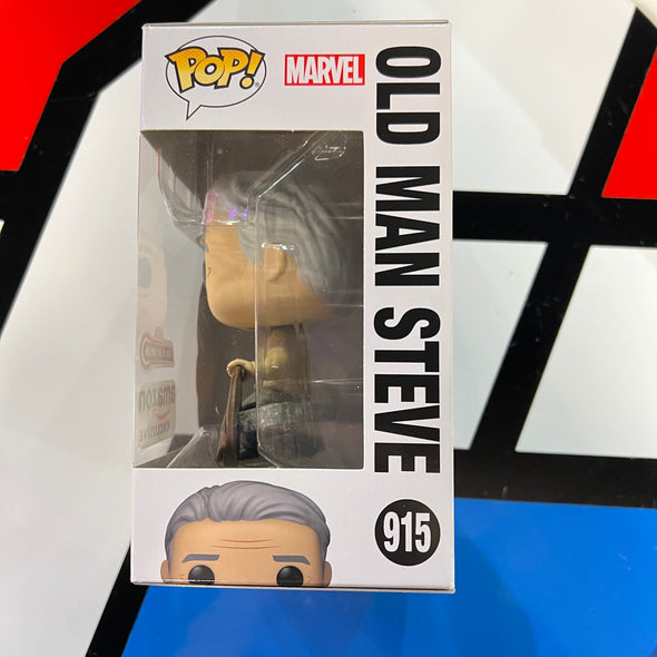 Funko Pop Year of the Sheild 915 Avengers Endgame Old Man Steve Amazon Exclusive