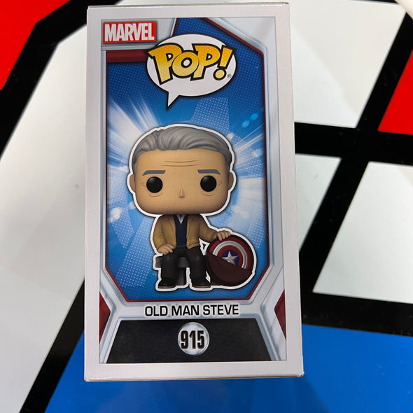 Funko Pop Year of the Sheild 915 Avengers Endgame Old Man Steve Amazon Exclusive