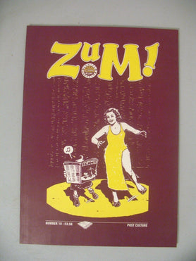 UK Comic Magazine Zine ZUM! Number 10 Post Culture Graphic Novel Trade Paperback