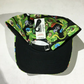 Rick & Morty Green Portal All Over Print Adult Swim Trucker Hat