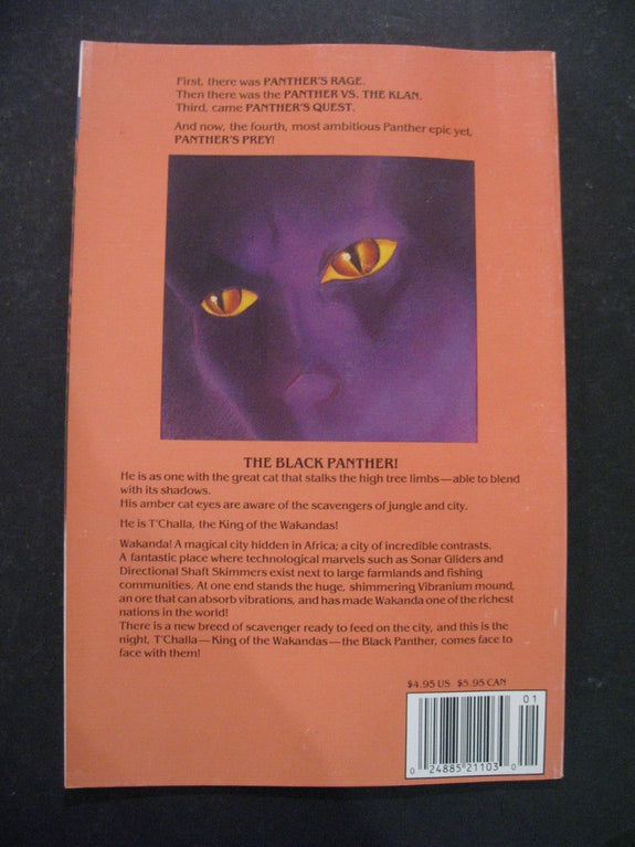 Marvel Comics Black Panther: Panther's Prey Part 1 of 4 Graphic Novel Trade Paperback