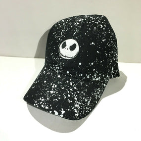 Disney Nightmare Before Christmas Jack Skellington Splatter Trucker Cap Hat