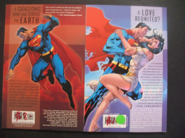 Lot of 2 DC Comics Superman: For Tomorrow Volume 1 & 2 Graphic Novel Trade Paperback