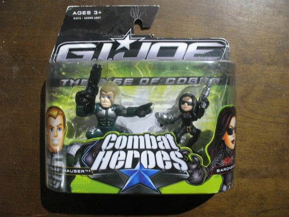 GI Joe Combat Heroes Conrad Duke Hauser & Baroness 2-Pack Set