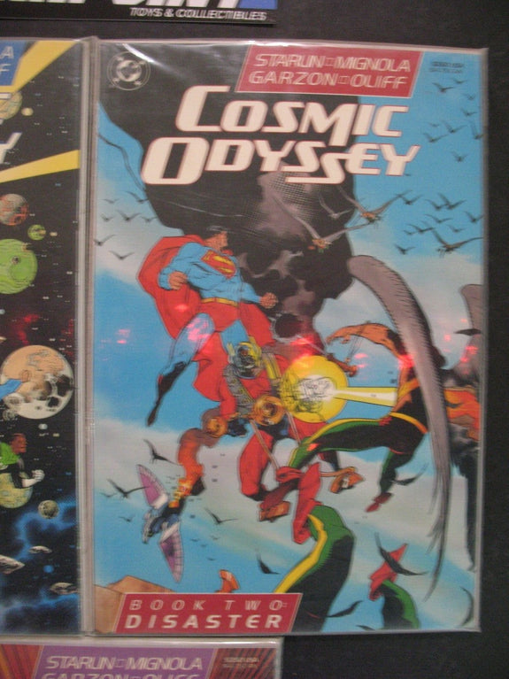 DC Comics Lot of 3 Cosmic Odyssey Book 1, 2 & 3 Graphic Novel Trade Paperback