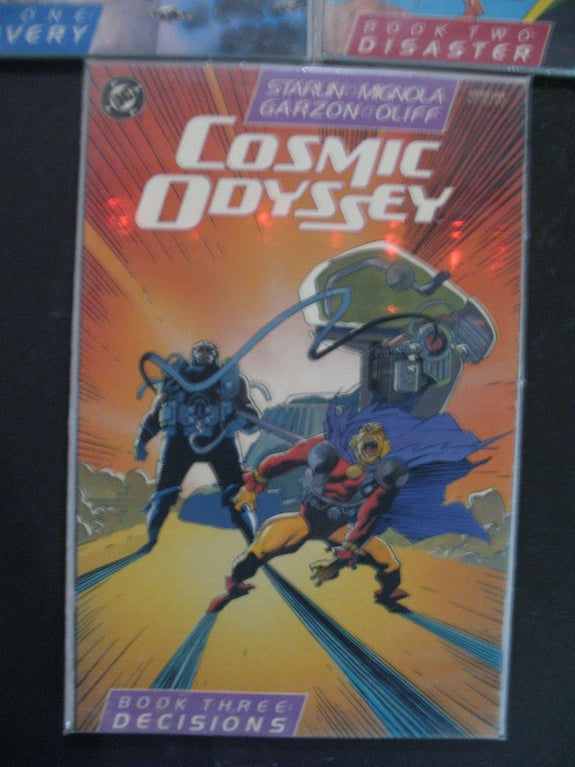 DC Comics Lot of 3 Cosmic Odyssey Book 1, 2 & 3 Graphic Novel Trade Paperback