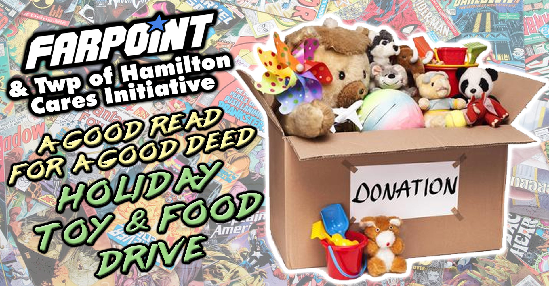 A Good Read For A Good Deed Holiday Toy & Food Drive