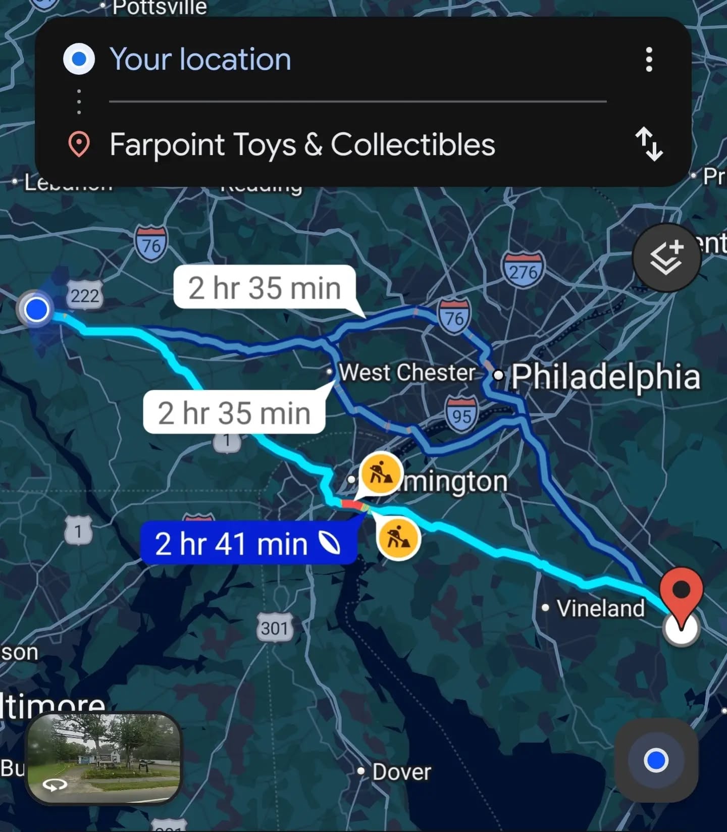 We've been hard-driving through Ohio and Pennsylvania in these monsoon conditions since 8am to get to the shop in time for Farpoint Bartertown - our weekly livestream and hang-out - tonight at 5!