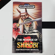 Sega Genesis The Revenge of Shinobi 1st Print Retro Vintage Video Game R
