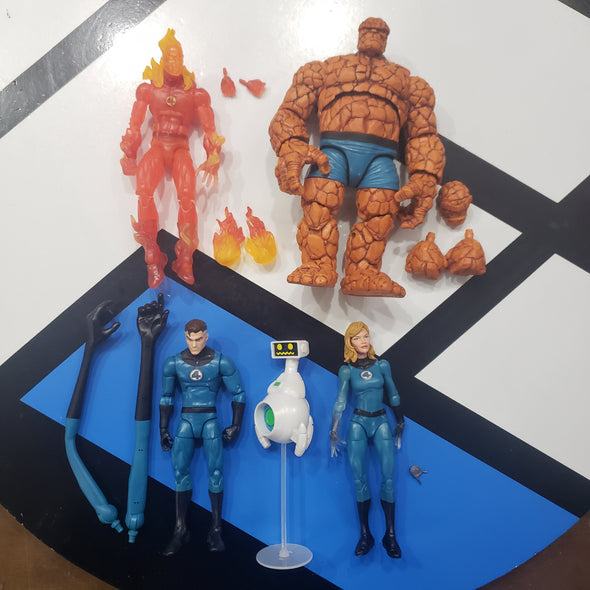 Marvel Legends 4 Pack Action Figure Set Fantastic Four R 15363