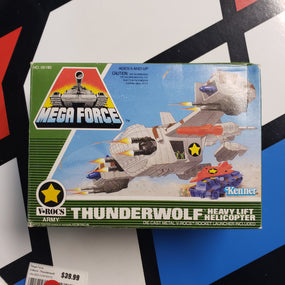 Mega Force - Thunderwolf Heavy Lift Helicopter V-Rocs Kenner 1989 R16210