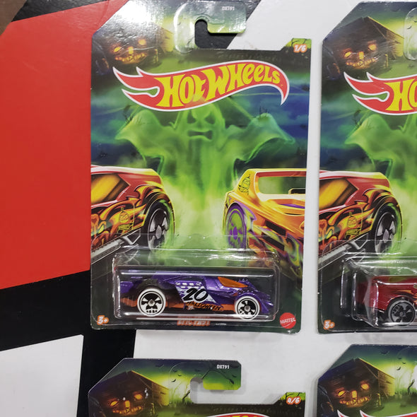 Hot Wheels Halloween 2019 Set of 6 Epic Fast Twinduction Hover Out N Farpoint Toys