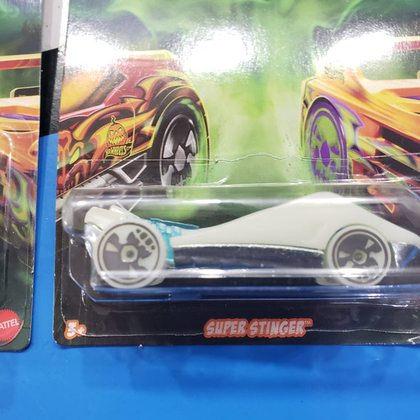 Hot Wheels Halloween 2019 Set of 6 Epic Fast Twinduction Hover & Out Night Burner HW Poppa Wheelie Super Stinger 1:64 R16235