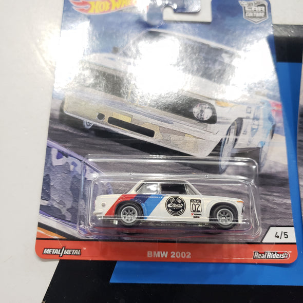 Hot Wheels Car Culture Door Slammers 2019 Set Of 5 '71 Porsche 911 Alfa Romeo Giulia Sprint GTA '71 Datsun 510 BMW 2002 '70 Ford Escort RS1600 1:64 R16241