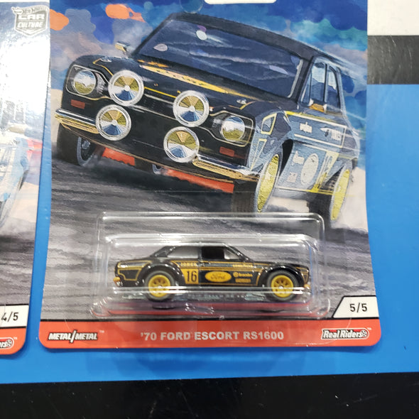 Hot Wheels Car Culture Door Slammers 2019 Set Of 5 '71 Porsche 911 Alfa Romeo Giulia Sprint GTA '71 Datsun 510 BMW 2002 '70 Ford Escort RS1600 1:64 R16241